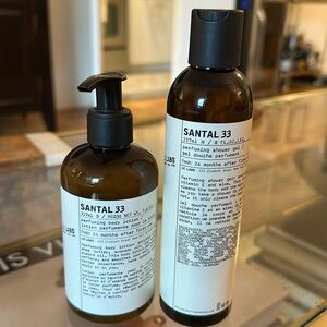 Le Labo Santal 33 Shower Gel & Body Lotion Set